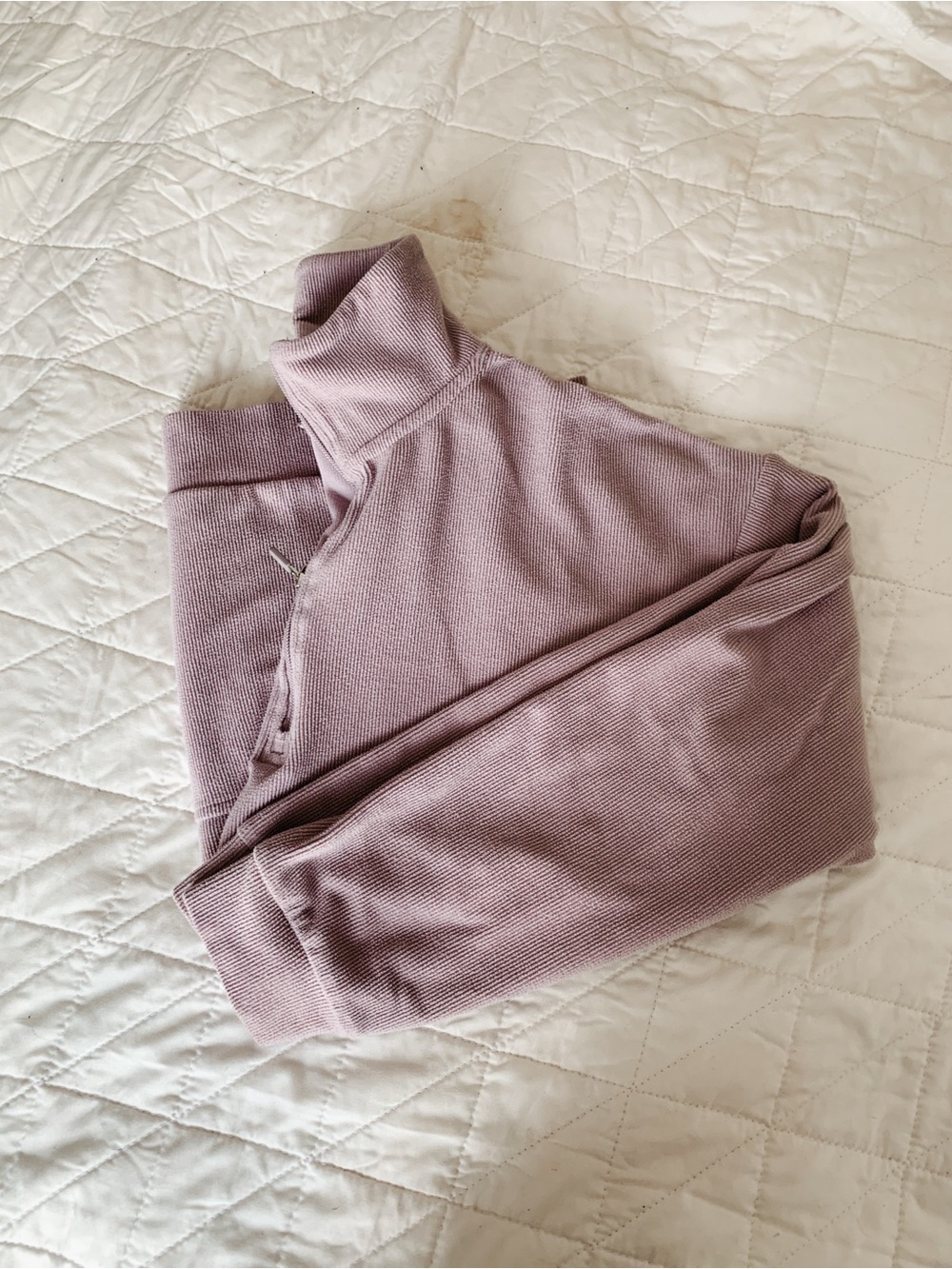 Marc New York Dusty Lavender Mock Neck Sweater